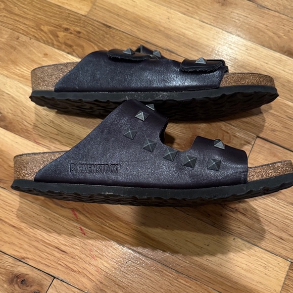 Birkenstock Studded Black Sandals with Buckles size 37 - Picture 5 of 6